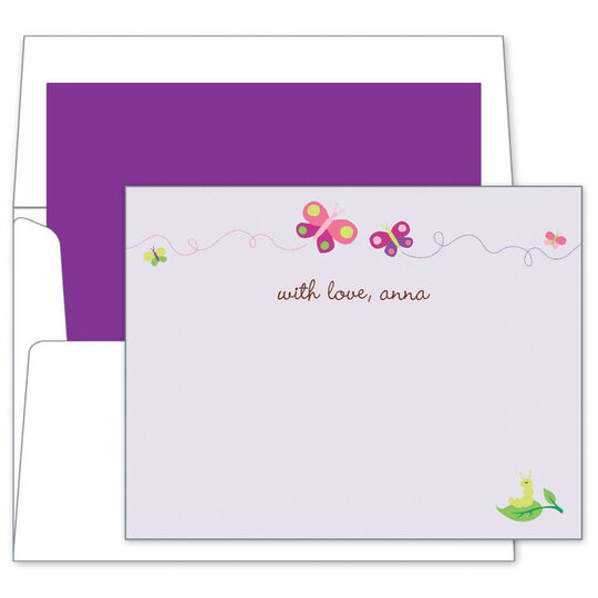 Butterfly Flat Note Cards